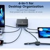 Tech-Protect DC240W-GAN 6 prievadų stalinis įkroviklis PD 240W / QC3.0 juodas