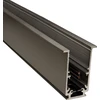 Įleidžiamas magnetinės sistemos ZAMBELIS bėgelis, tamsaus sidabro sp., 48V, 3m, 2084NCK-3