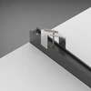 Įleidžiamas magnetinis bėgelis EGO, juodas, 2m, 320458