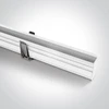 Įleidžiamas magnetinių sistemų bėgelis MIDI, baltas, 1m, 42001RB/W