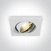 Įleidžiamas pakreipiamas šviestuvas, GU10, baltas, 51105GA/W