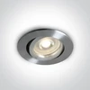 Įleidžiamas pakreipiamas šviestuvas, GU10, aliuminio sp., 11105A1/AL