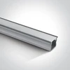 Įleidžiamas profilis su baltu difuzoriumi, 2m, 7904R/AL. Komplektuojama su 2 poromis užbaigimų. Tinkama LED juostoms 12 mm.
