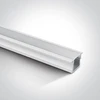 Įleidžiamas profilis su baltu difuzoriumi, 2m, 7904R/W. Komplektuojama su 2 poromis užbaigimų. Tinkama LED juostoms 12 mm.