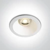 Įleidžiamas šviestuvas, baltas, GU10, IP65, 10109F/W