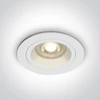 Įleidžiamas šviestuvas, GU10, baltas, 10105ALG/W