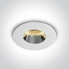 Įleidžiamas šviestuvas, GU10, baltos/chromo sp., 10105MD/W/C