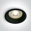 Įleidžiamas šviestuvas, GU10, juodas, 10105D1/B
