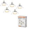 Įleidžiamas šviestuvas SPOT, GU10, baltas, su 2,6W 2700K LED lempute, 5vnt.