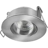 Įleidžiamas šviestuvas SPOT, GU10, nikelio sp., IP65, su 4,5W 2700K LED lempute, 3vnt. rinkinys
