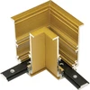 Įleidžiamo magnetinės sistemos ZAMBELIS bėgelio horizontalus kampinis sujungimas, žalvario sp., 48V, 2084G-C2