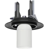 Įleidžiamo montavimo šviestuvas PARMA, E27, matinės juodos sp., IP44, E3946082NLSP