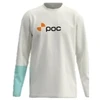 Ilgarankiai marškinėliai POC L/S Tee, balti