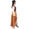 Ilgas Steampunk kostiumas moterims