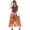 Ilgas Steampunk kostiumas moterims