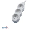 Ilgintuvas, 3-vietis, 5m, baltas, max 2300W
