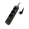 Ilgintuvas 3-vietis V-TAC, 2usb jungtys, 3G1.5MM2 X 1.5M, juodas