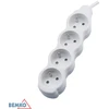 Ilgintuvas, 4-vietis, 1,5m, baltas, max 2500W