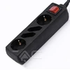 Ilgintuvas 4-vietis V-TAC, su jungikliu, (3G1.5MM2 X 1.5M), juodas