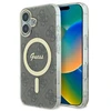 Guess GUHMP16SH4STW Apple iPhone 16 6.1″ rudos spalvos kietas dėklas IML 4G MagSafe