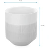 AmeliaHome Indelis 9×9,8 cm AH fino marine
