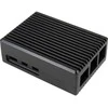 Juodas aliuminis Raspberry Pi 5 korpusas
