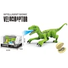 Interaktyvus dinozauras robotas su nuotolinio valdymo pultu