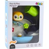 Lean Toys Interaktyvus vonios žaislas pingvinas su vandens efektais