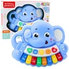 Lean Toys Interaktyvus mėlynas drambliuko pianinas