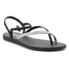IPANEMA ELEGANT SAND moteriškos basutės, juodos/sidabrinės spalvos, 83782-BN808
