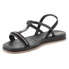 IPANEMA GLOW SAND AD moteriškos basutės, juoda/juoda/auksinė, 27402-BR730