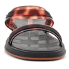 IPANEMA GLOW TRENDY SLIDE AD moteriškos šlepetės, juodos/vėžlio rašto/rudos spalvos, 27421-BR850
