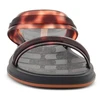 IPANEMA GLOW TRENDY SLIDE AD moteriškos šlepetės, juodos/vėžlio rašto/rudos spalvos, 27421-BR850