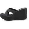IPANEMA HIGH FASHION II SLIDE moteriškos šlepetės juoda/blizgučiai/smėlio spalva 83646-BQ589
