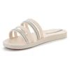 IPANEMA MESH SLIDE II moteriškos basutės, smėlio/sidabro spalvos, 83751-BP395