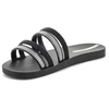 IPANEMA MESH SLIDE II moteriškos šlepetės juoda/sidabrinė 83751-BP394