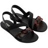 Ipanema moteriškos basutės Vibrant Sandal Fem madingos, patogios, juodos rudos