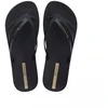 Ipanema moteriškos šlepetės Bossa Soft V, juodos, patogios, madingos