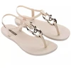 Ipanema Sandal Class moteriškos šlepetės-basutės, madingos, šviesiai smėlio spalvos