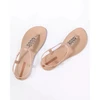 Ipanema Sandal Class moteriškos šlepetės, šviesiai smėlio spalvos su auksine apdaila