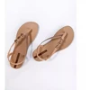 Ipanema Sandal Class moteriškos šlepetės-sandalai smėlio spalvos su auksine detalėmis
