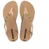 Ipanema Sandal Class moteriškos šlepetės-sandalai smėlio spalvos su auksine detalėmis