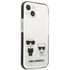 Karl Lagerfeld KLHCP13STPEKCW Apple iPhone 13 mini 5,4″ kietas dėklas baltos spalvos Karl&Choupette