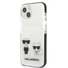 Karl Lagerfeld KLHCP13STPEKCW Apple iPhone 13 mini 5,4″ kietas dėklas baltos spalvos Karl&Choupette