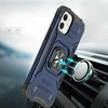 Wozinsky Ring Armor Apple iPhone 14 Plus armored magnetic holder ring dėklas telefonui mėlynos spalvos