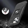 Wozinsky Ring Armor Apple iPhone 14 Pro Max armored magnetic holder ring dėklas telefonui raudonos spalvos