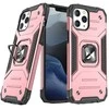 Dėklas Wozinsky Ring Armor Apple iPhone 14 Pro šarvuotas magnetinis laikiklis auksinis žiedas