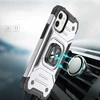 Wozinsky Ring Armor Apple iPhone 14 armored magnetic holder ring dėklas telefonui sidabrinės spalvos