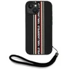 Dėklas Karl Lagerfeld Saffiano Athleisure Stripes Cord Apple iPhone 15 red
