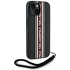 Dėklas Karl Lagerfeld Saffiano Athleisure Stripes Cord Apple iPhone 15 red
